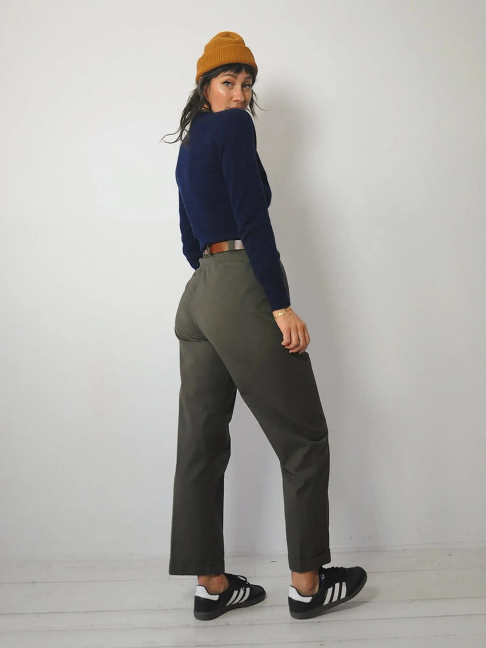 1940's Olive Green Trousers 33x28.5