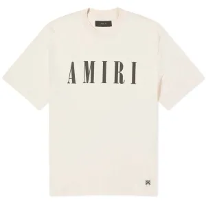 Amiri Core Logo T-shirt, cream