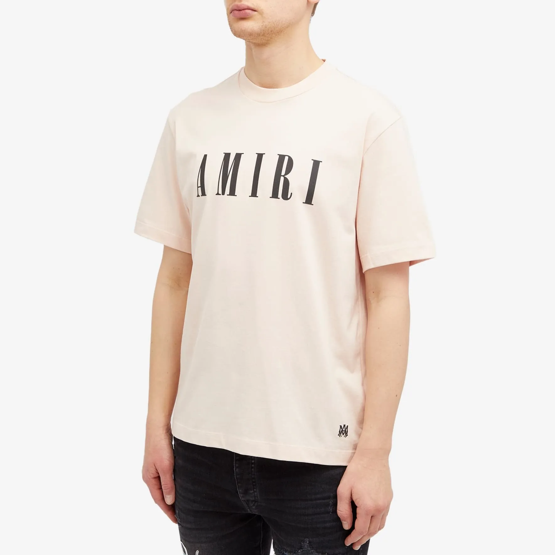 Amiri Core Logo T-shirt, cream