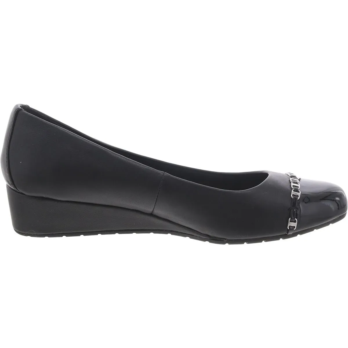 Anne Klein Womens Moxy Leather Slip On Loafers