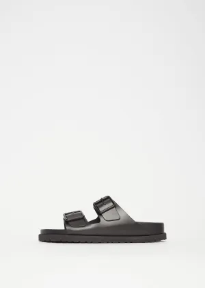 Arizona Premium Leather Sandals — Black