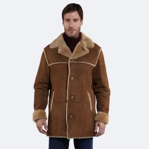 Best Winter Warm Leather Sheepskin Peanut Leather Coat