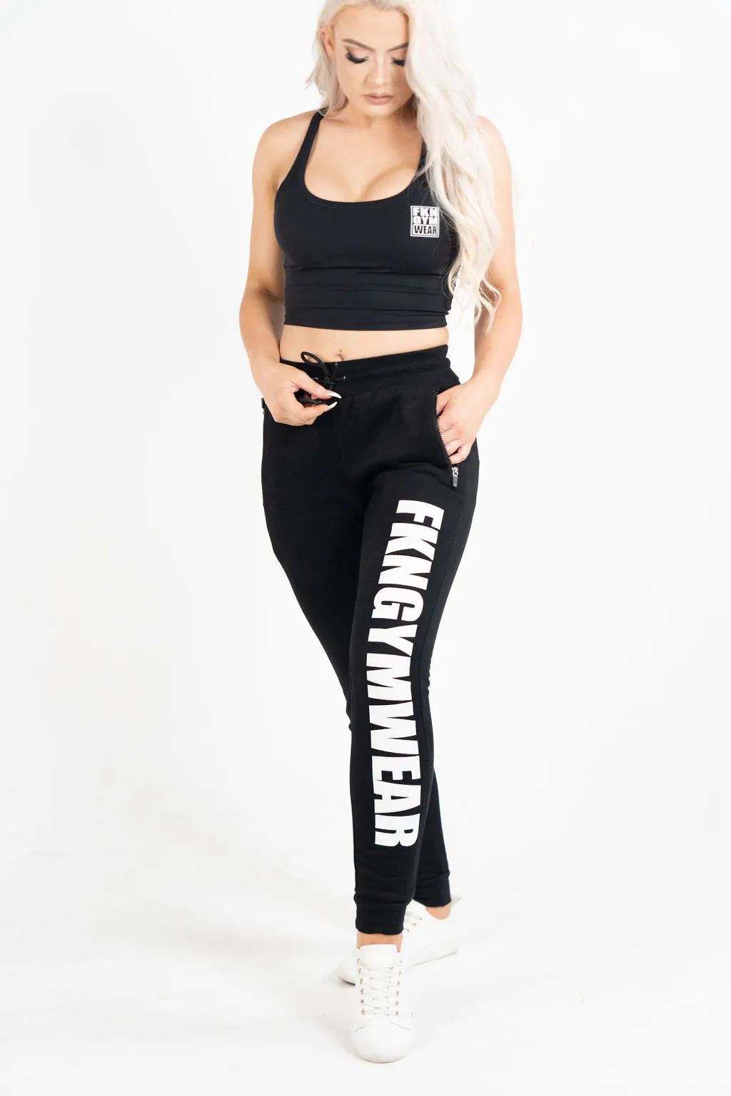 Bootyfit | Gym Track Pants | Black