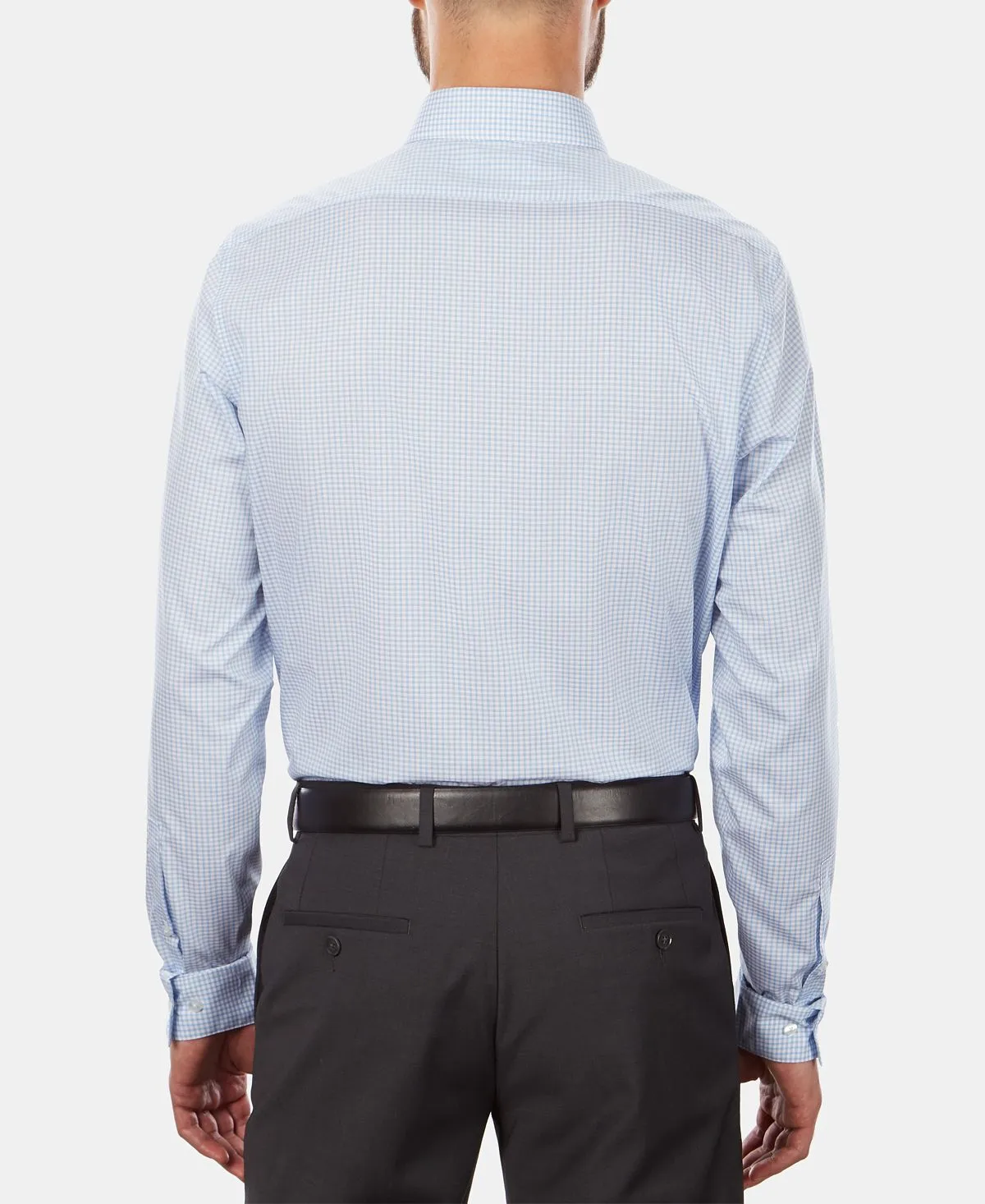 Calvin Klein Blue Check Dress Shirt, Multi