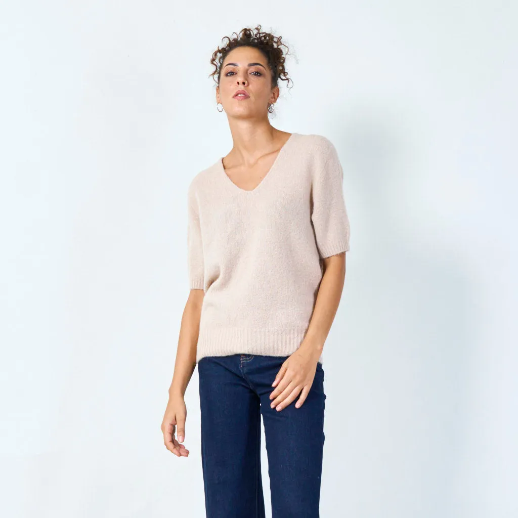 Classic v-neck sweater wholesale