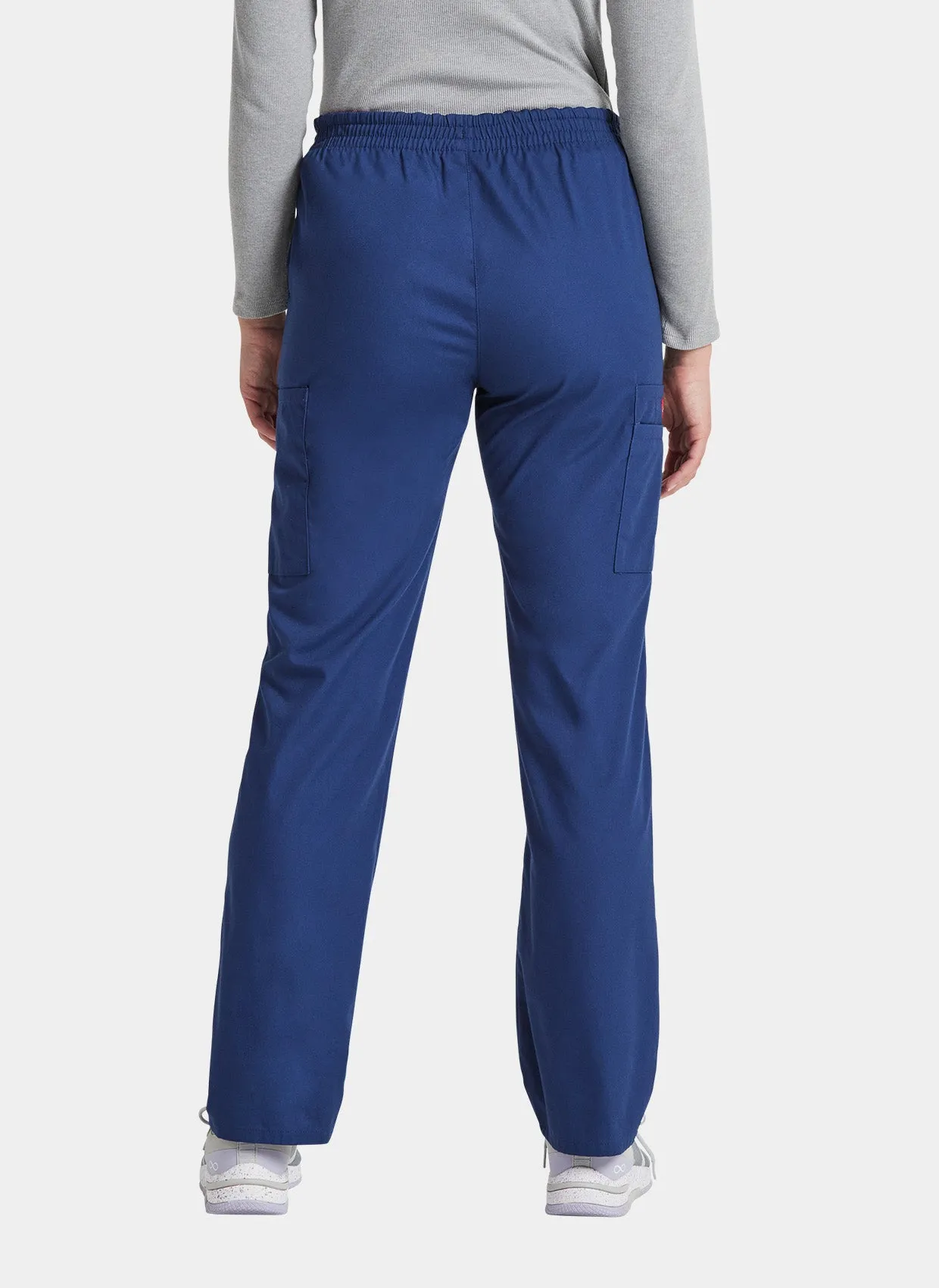 Dickies EDS Signature Ladies Natural Rise Tapered Leg Pull-On Scrub Trousers DKE86106 - Navy