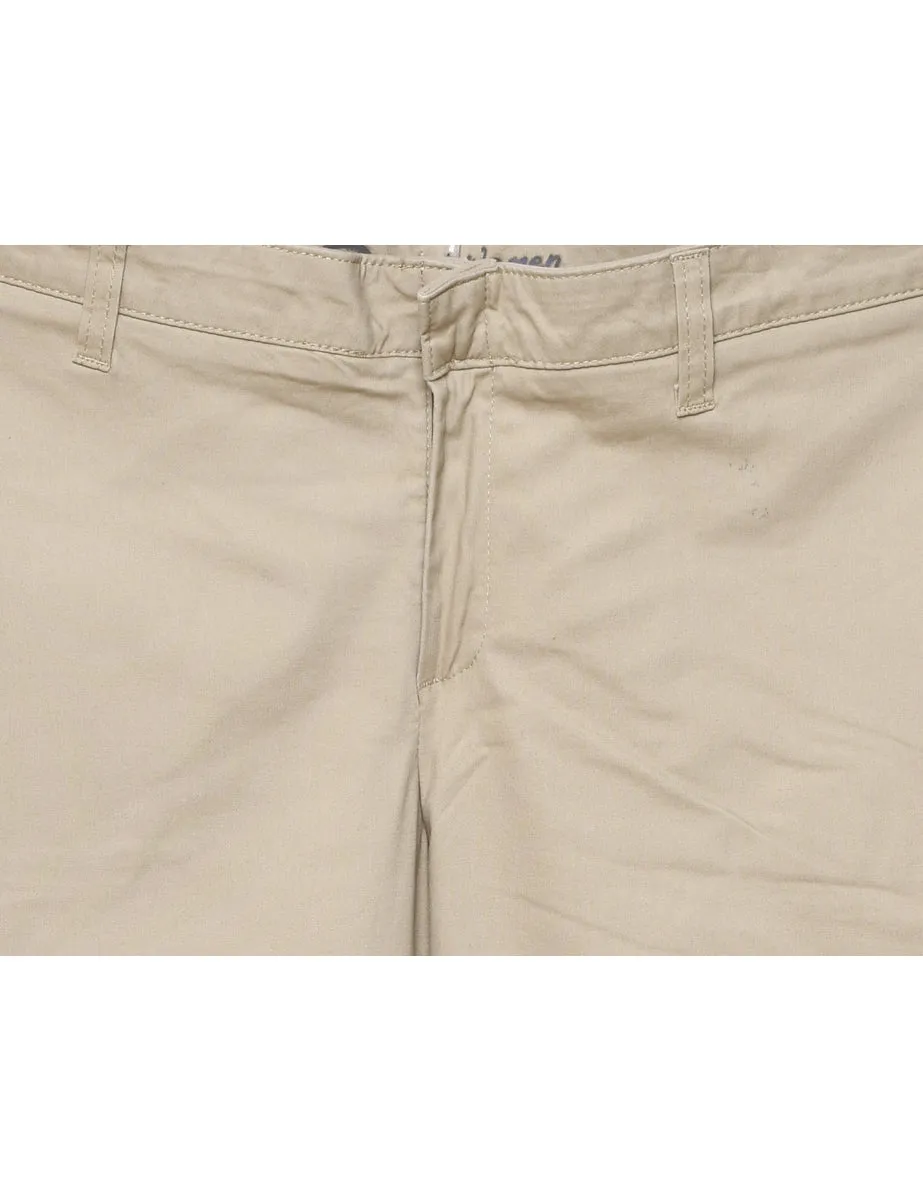 Dickies Flared Leg Beige Chinos - W36 L27