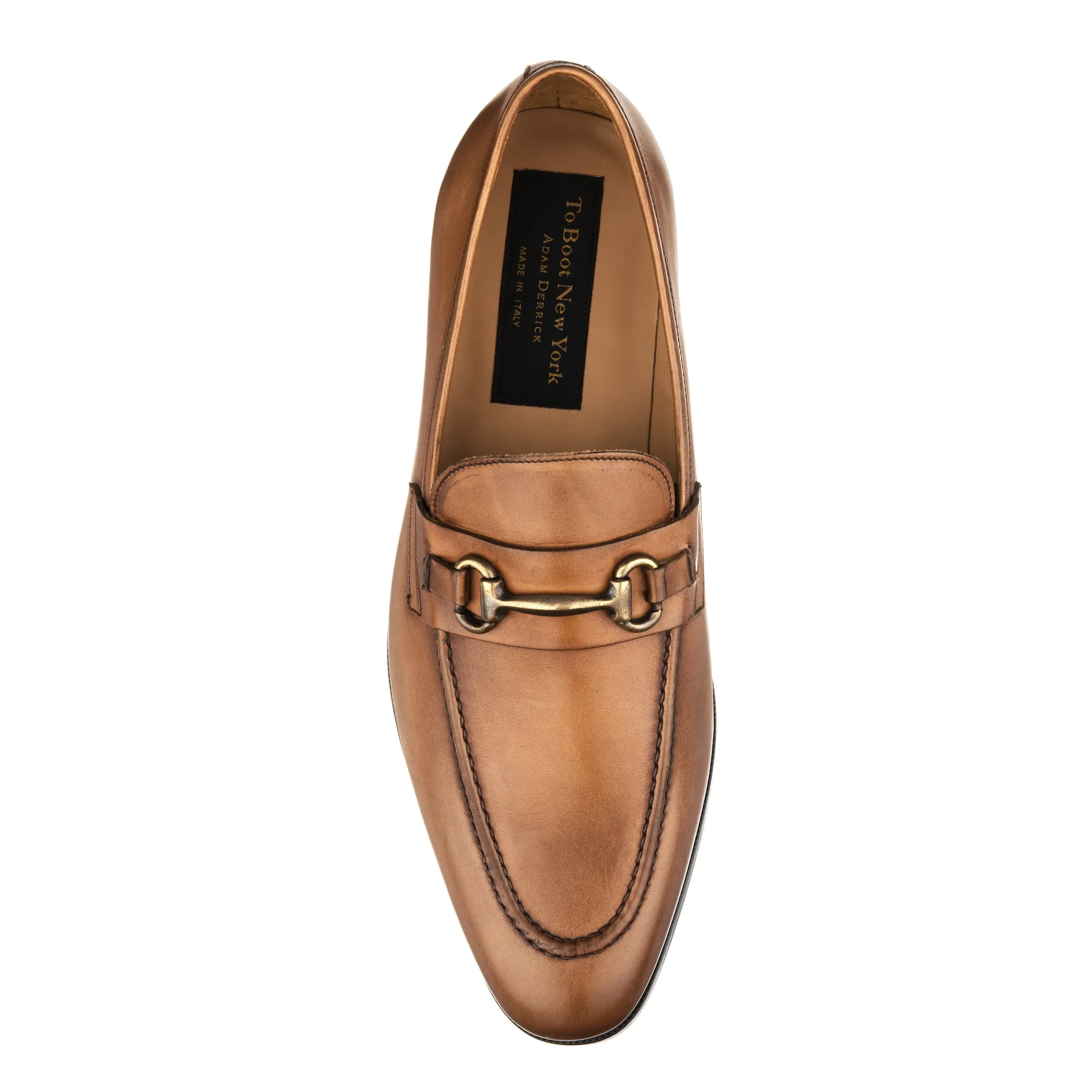 Forio Tan Calf Bit Loafer