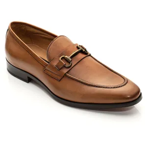 Forio Tan Calf Bit Loafer