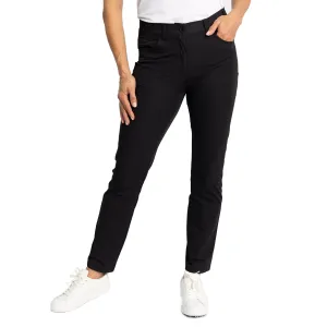 Glenmuir Women's Kaley Lightweight Stretch Performance Golf Trousers - Black