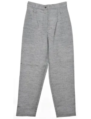 Grey Tapered Trousers - W26 L30