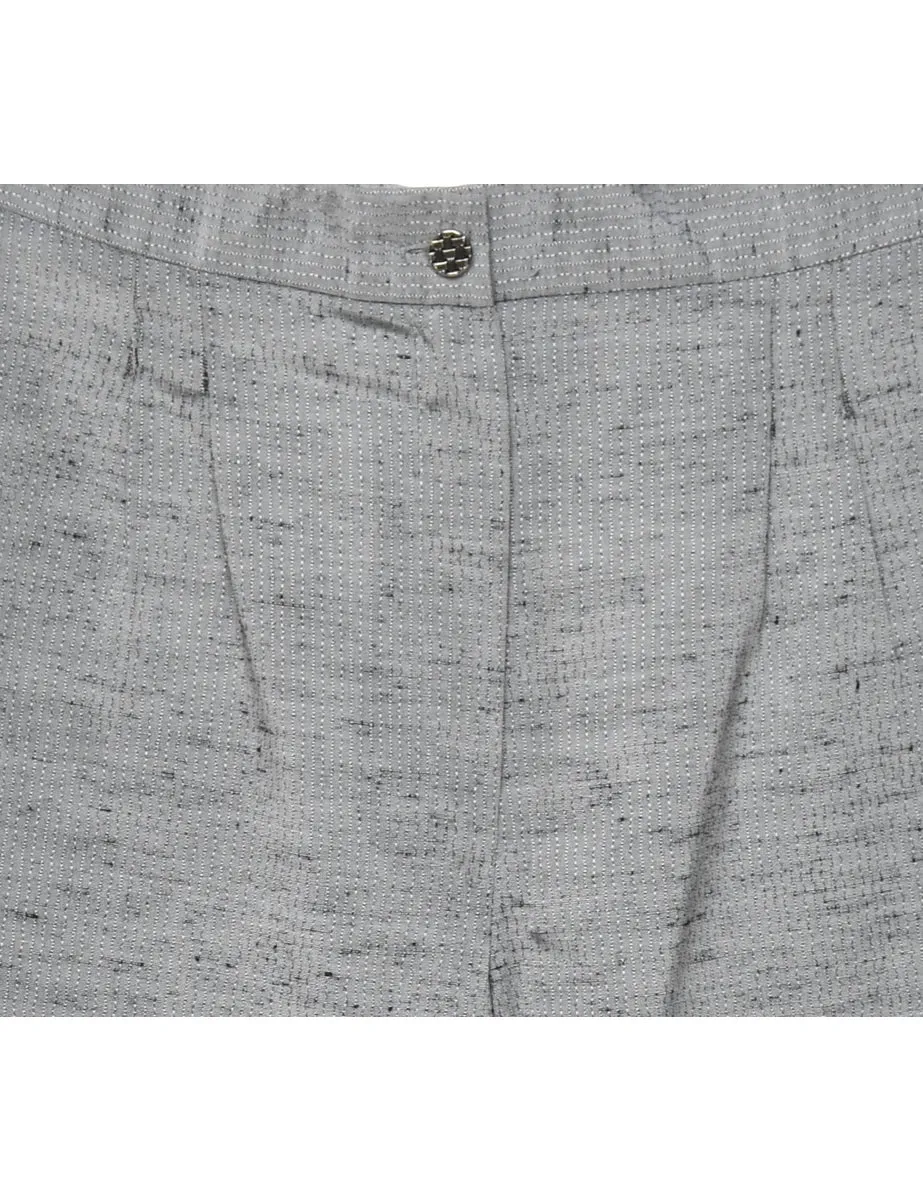 Grey Tapered Trousers - W26 L30