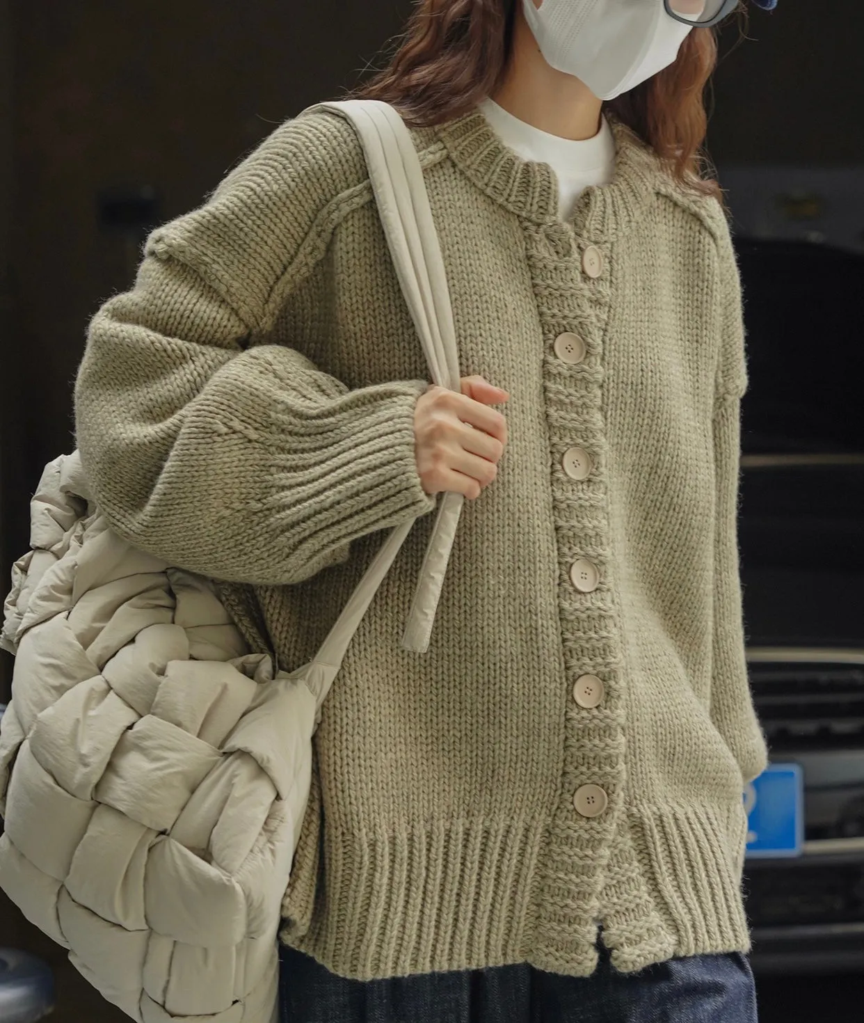 Hazel Button-Up Knit Cardigan