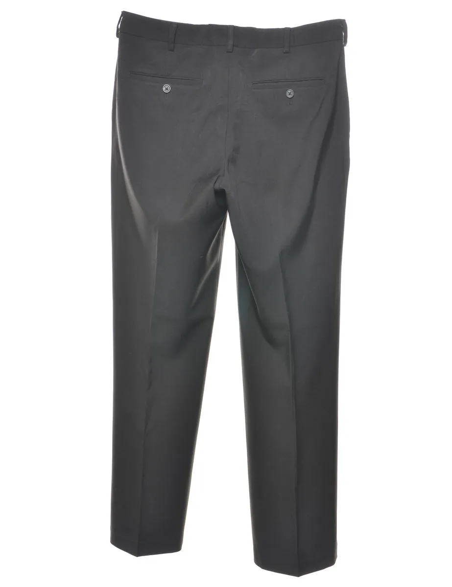 Izod Black Classic Suit Trousers - W32 L32