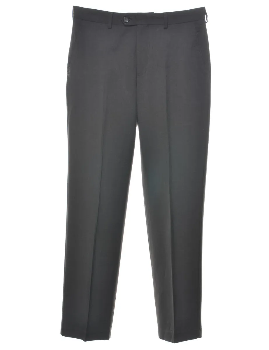 Izod Black Classic Suit Trousers - W32 L32