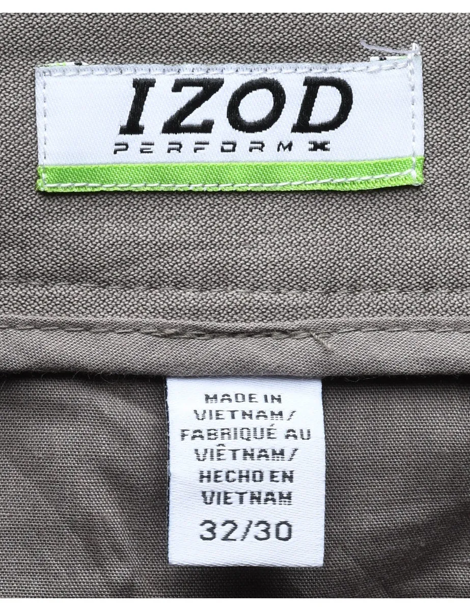 Izod Grey Trousers - W32 L30