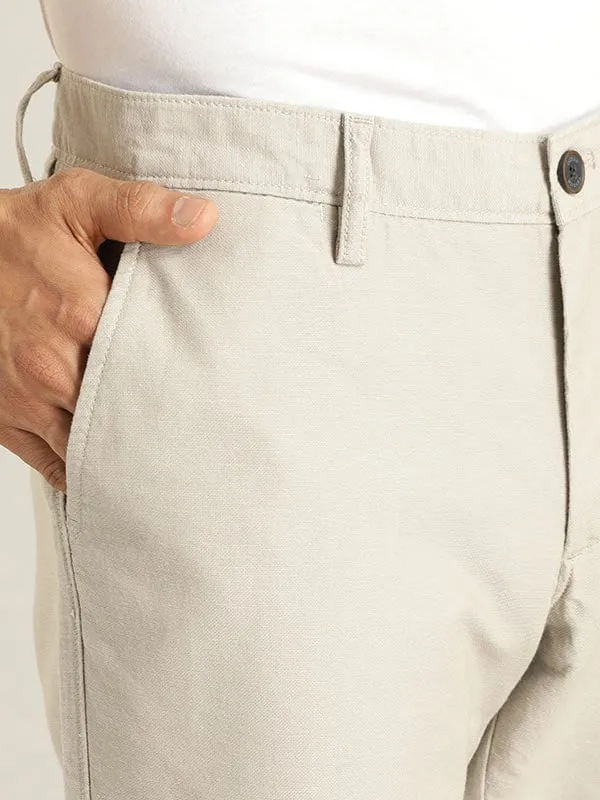 Men Kansas Fit Cotton Trouser