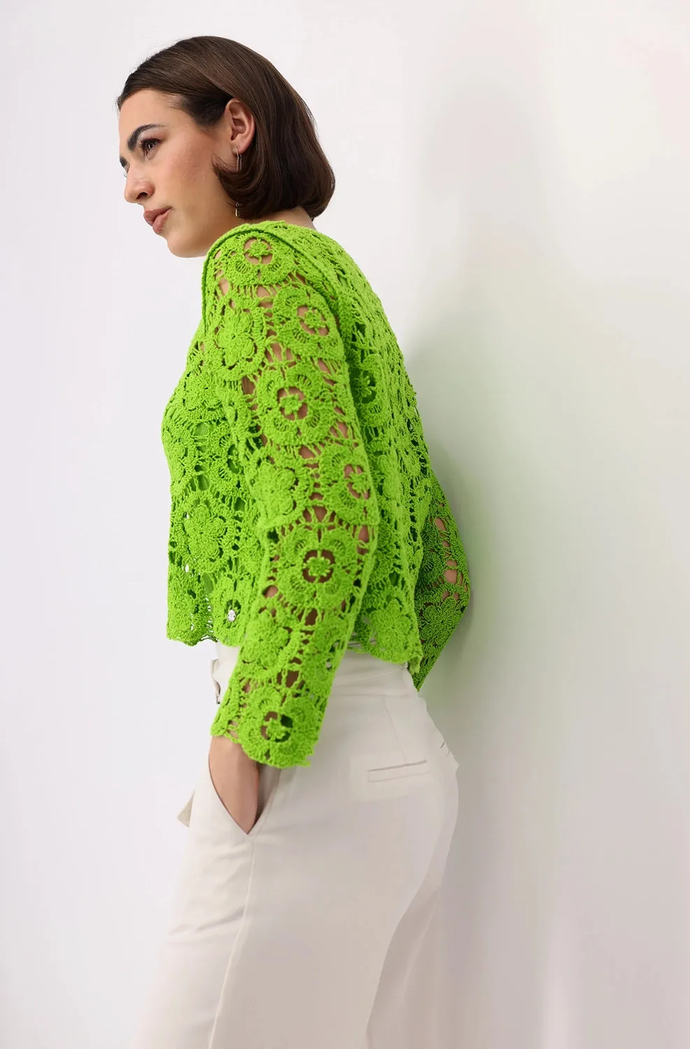 MONARI | CORNELLY SWEATER | MATCHA | 408892