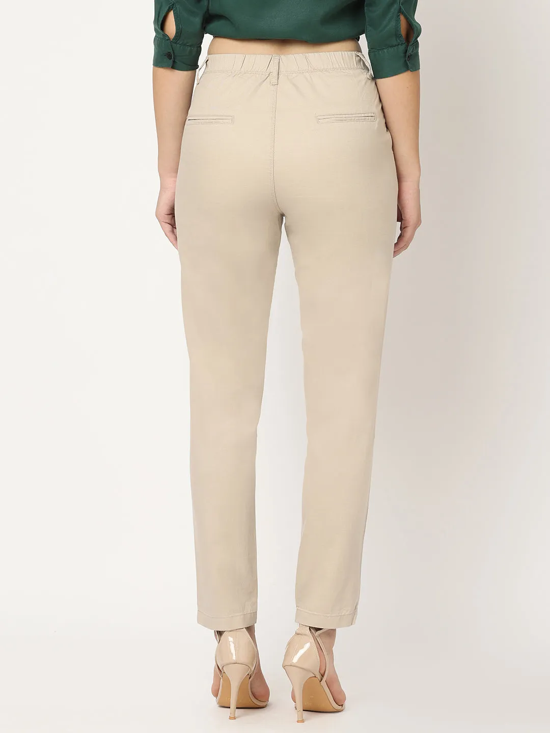 Oatmilk Trouser Straight Fit