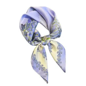 Pre Order:  Floral Silk Square Scarf