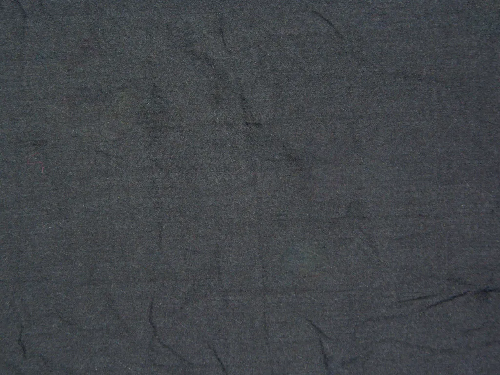 Precuts of Jet Black Plain Knitted Cotton Fabric