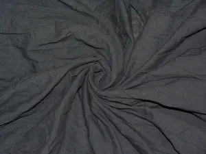 Precuts of Jet Black Plain Knitted Cotton Fabric