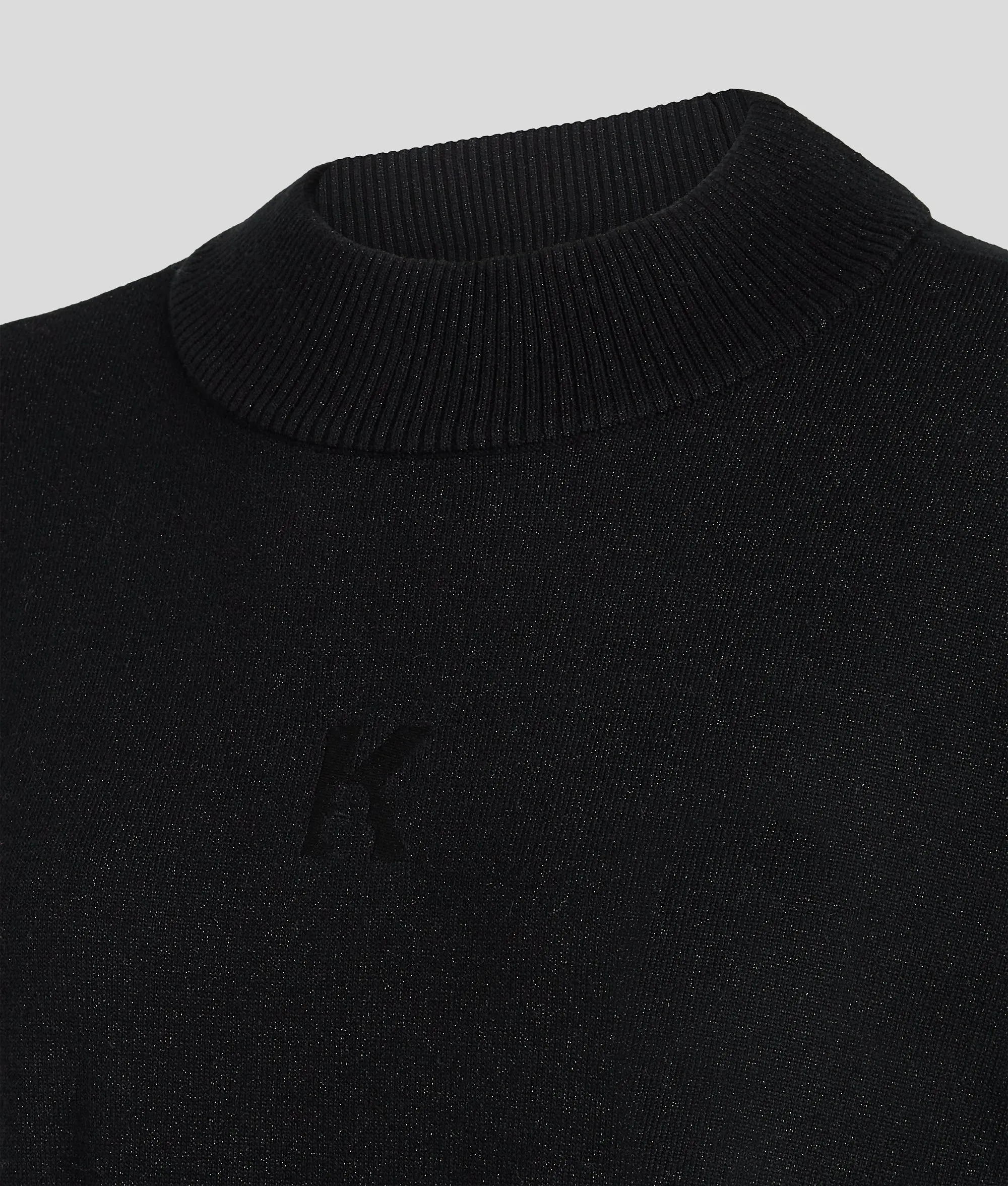 SPARKLE LOGO KNIT SWEATER