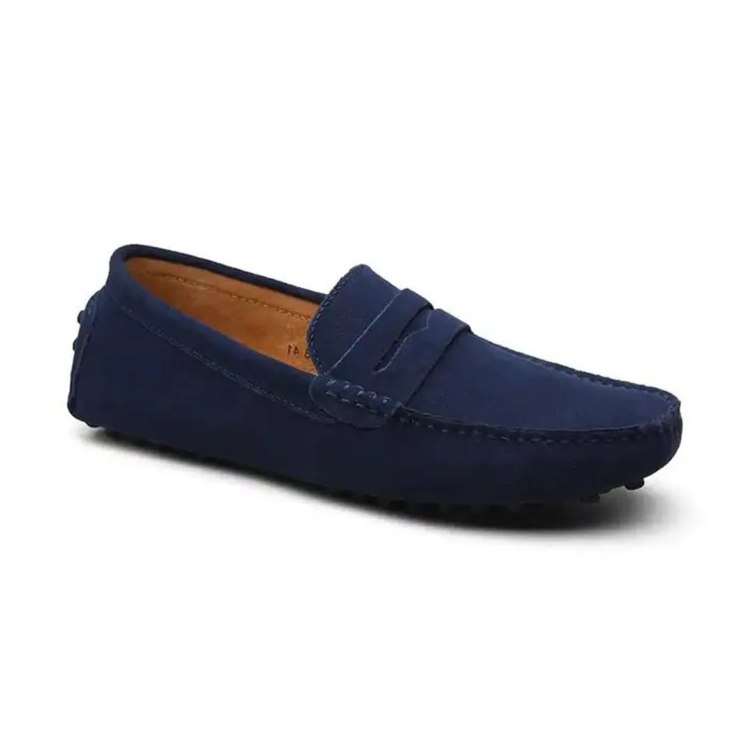 Suede Driver Loafers