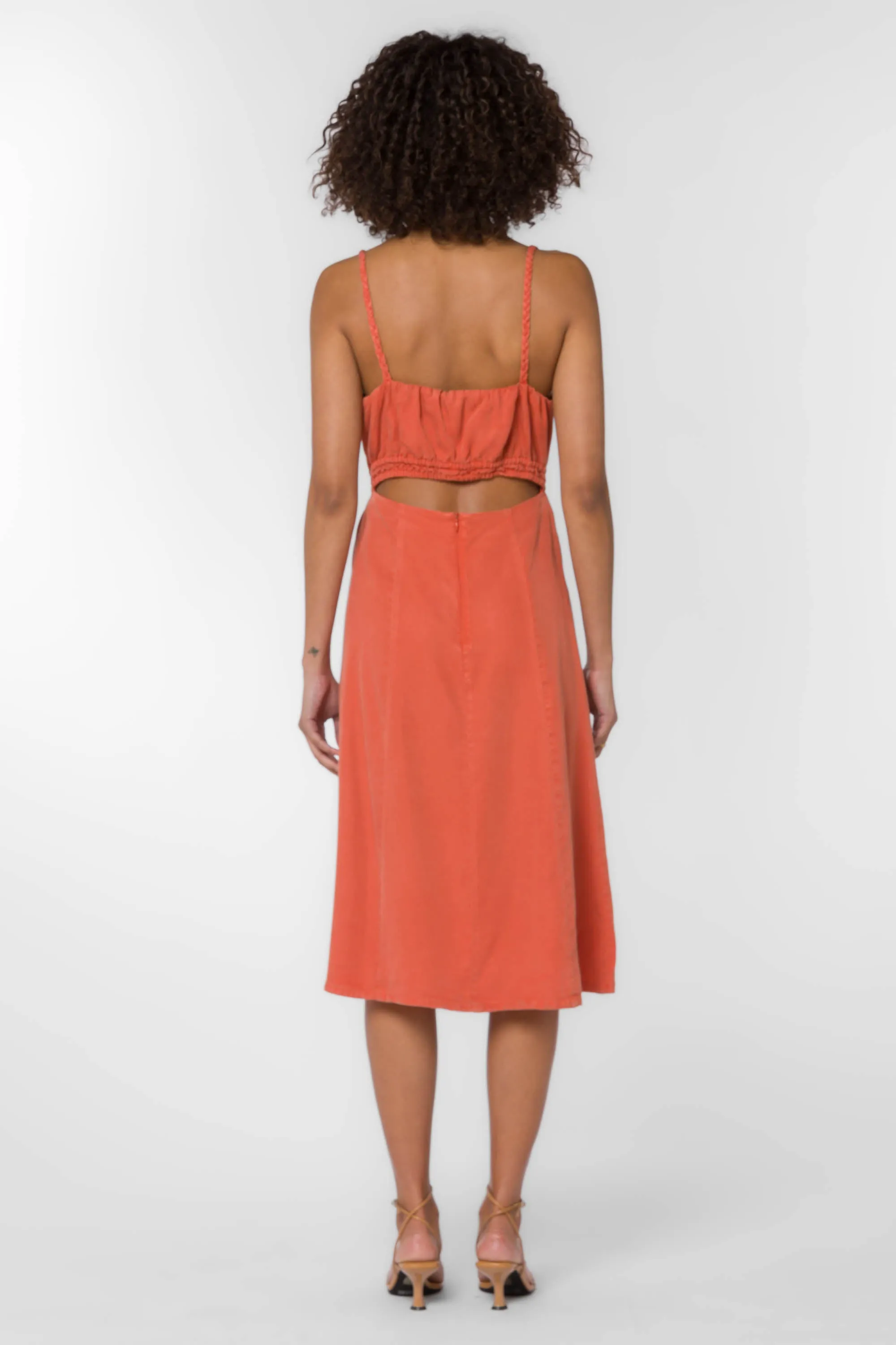 Vestie Orange Dress