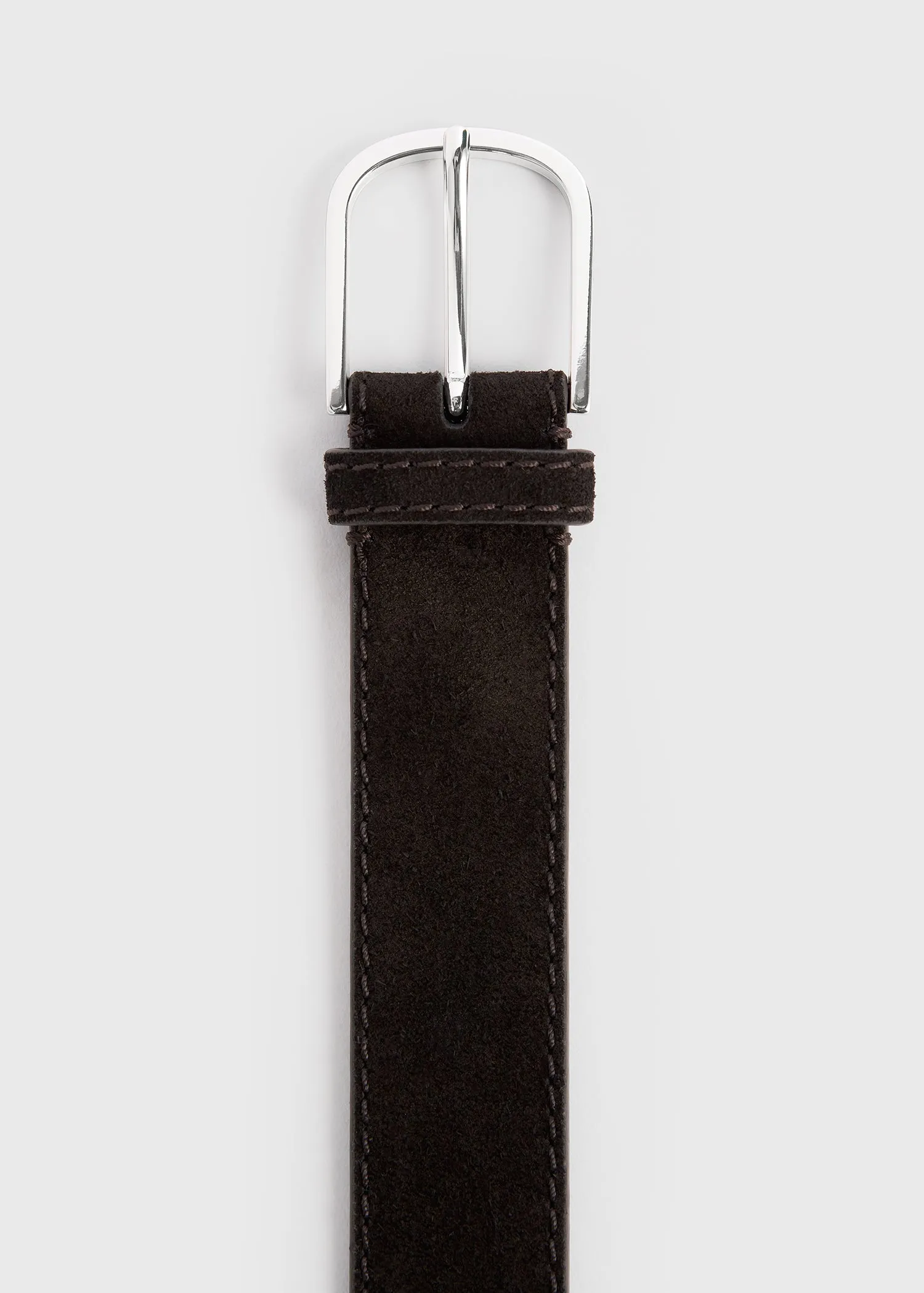 Wide trouser belt espresso