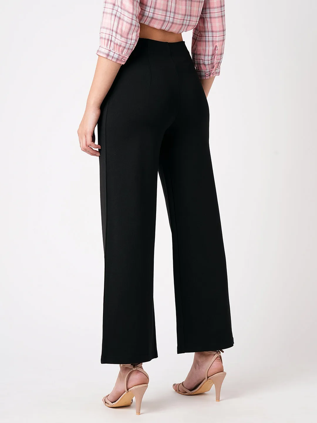 Women High-Rise Wide Leg Tregging