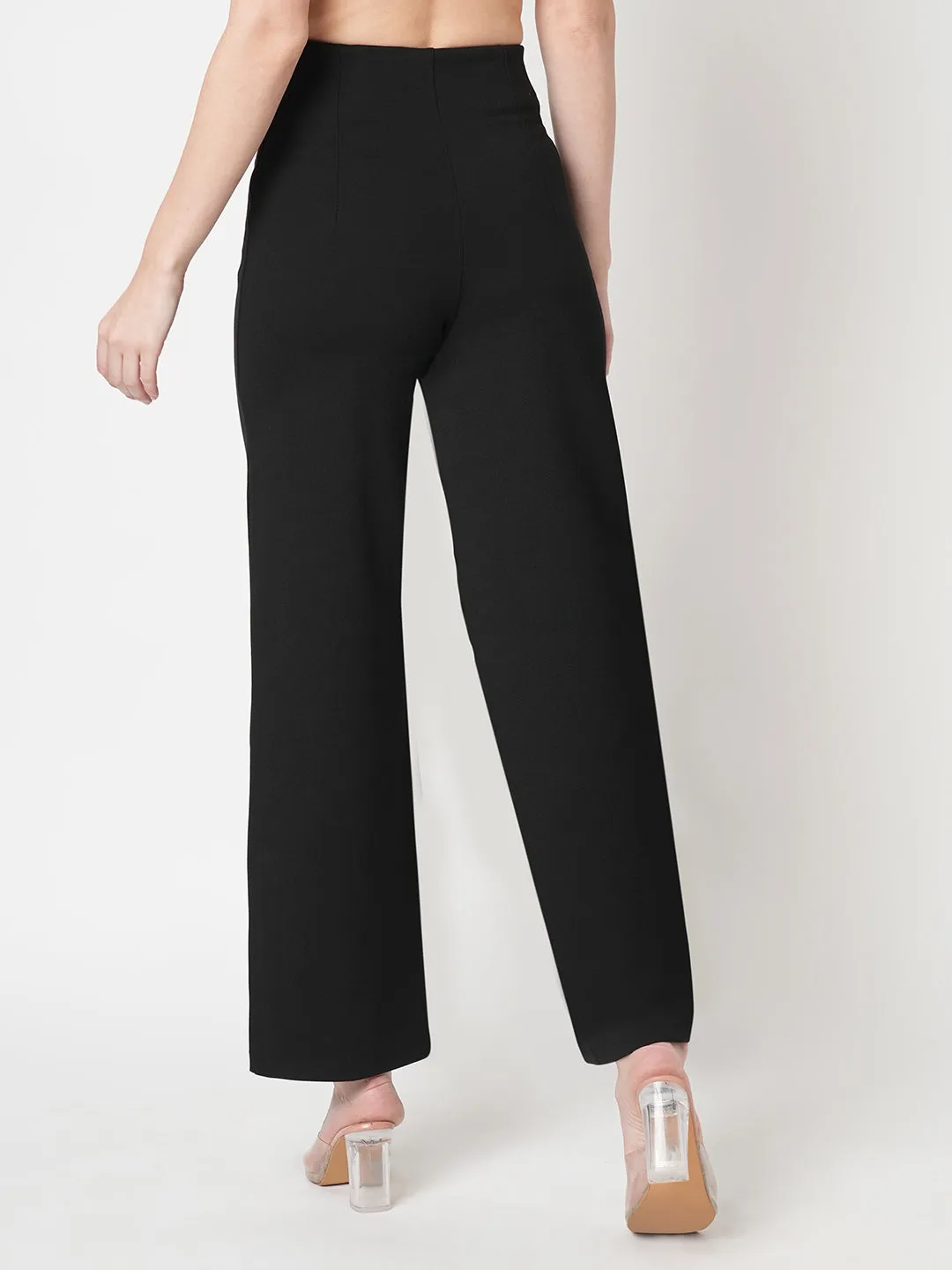 Women High-Rise Wide Leg Tregging